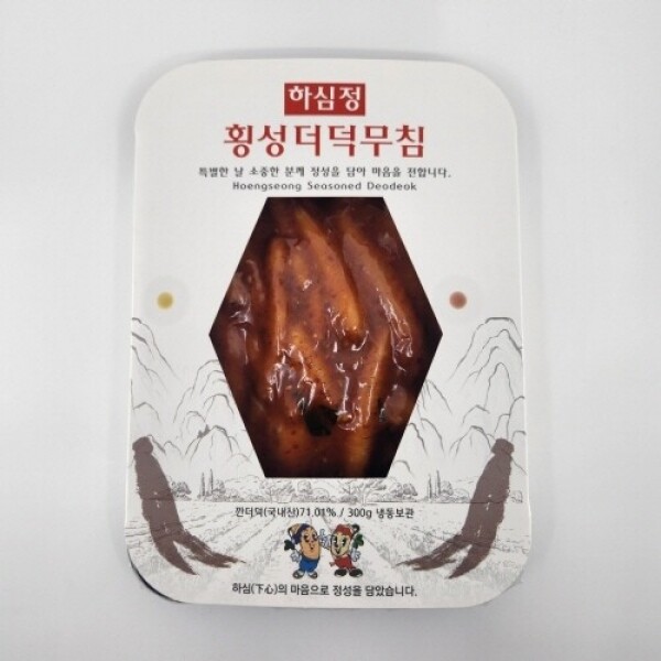 하심정,(원더라이브)하심정 횡성더덕무침 300g