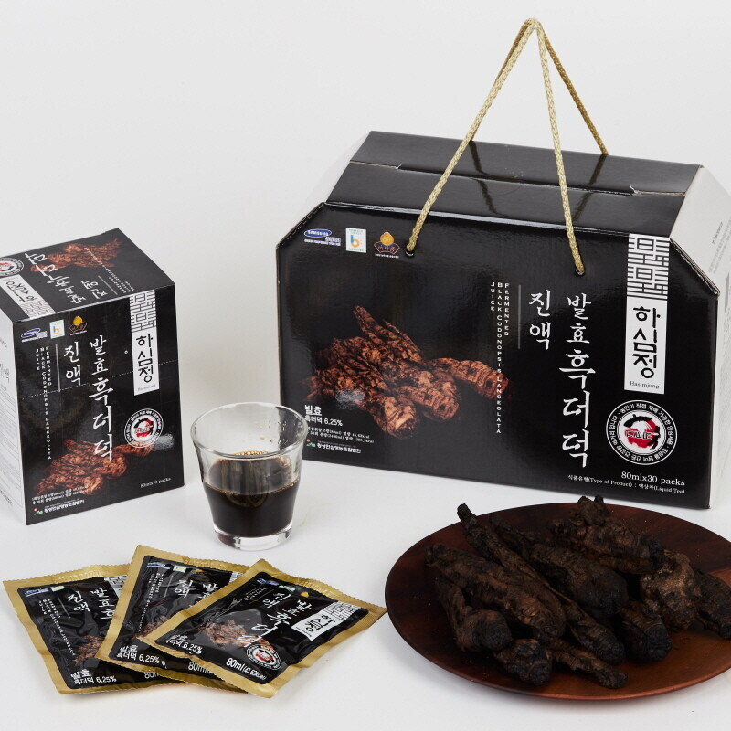 강원더몰,(라이브특가)하심정발효흑더덕진액30포 건강즙