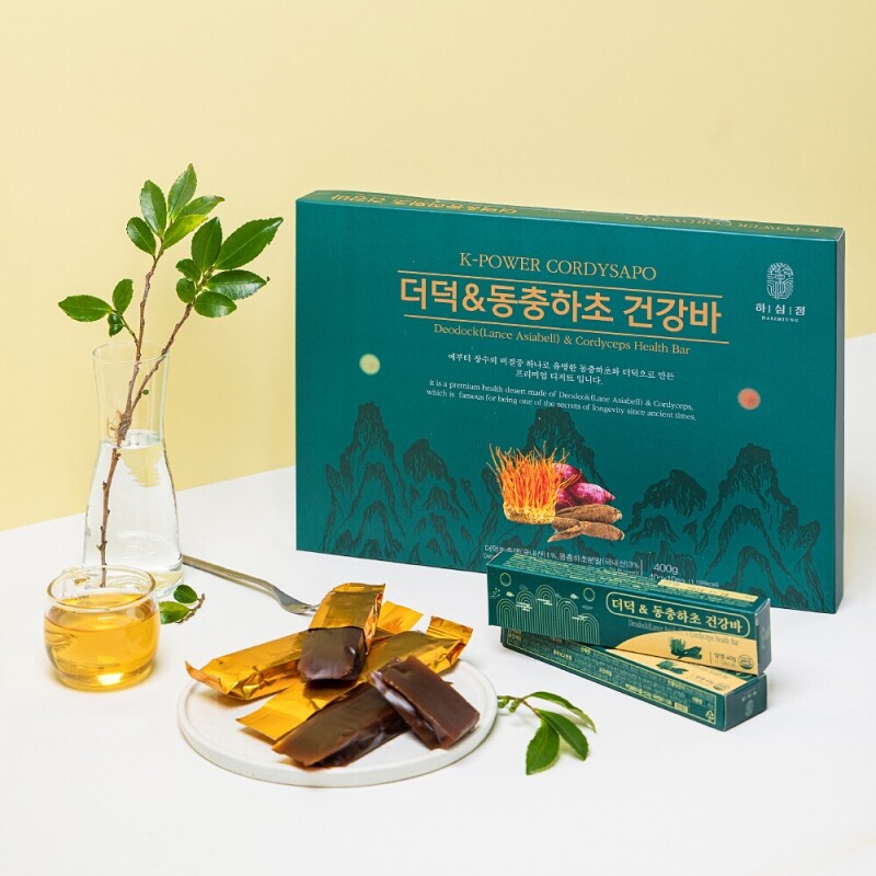 강원더몰,(라이브특가)더덕&동충하초 건강바(양갱)